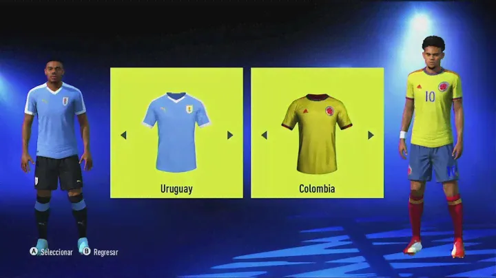 FIFA 22 XBOX 360 - Uruguay vs Colombia - Gameplay