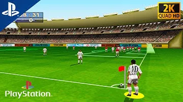 FIFA 97 (Juve vs. Milan) - PS1 [HD] Gameplay