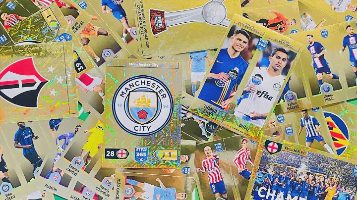 КУЧА БЛЕСКА И ДРУГИЕ 100 НАКЛЕЕК ПО НОВОЙ КОЛЛЕКЦИИ PANINI FIFA 365 2023!МЕССИ НЕЙМАР И МБАППЕ!!!