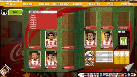 Panini Virtual Fifa World Cup 2010 Sticker Album