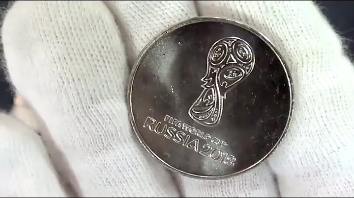 New 25 rubles 2018 World Champion Cup Football