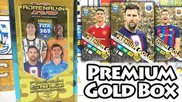 ADRENALYN XL 2023 FIFA 365 Premium Gold Box Opening | MESSI & RONALDO EXCLUSIVE LIMITED EDITION?!?