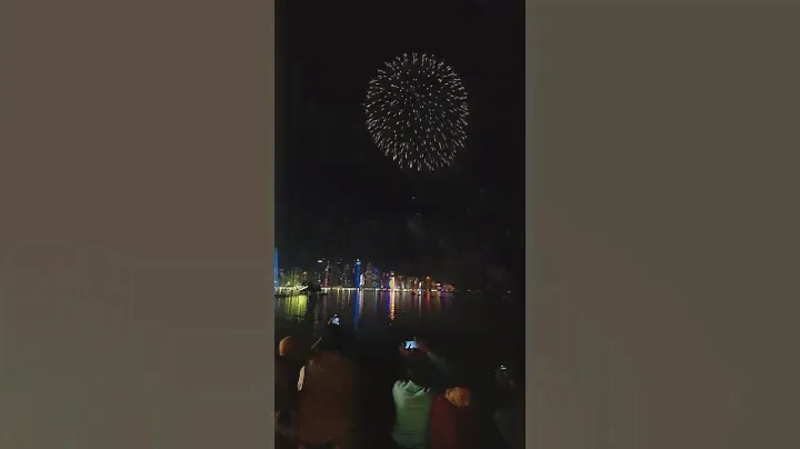 Fireworks in Doha. Фейерверк в Дохе.  В честь FIFA WORLD CUP 2022