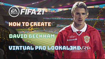 FIFA 21 tutorial | Pro Clubs How to create David Beckham (The young version)