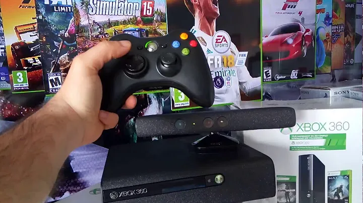 XBOX 360 SLIM E Model 2017 year  RGH CR 4 xl  FIFA 18 AURORA Kinect