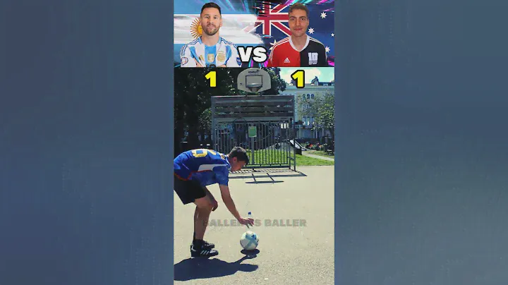 Messi VS Me Bottle Flip Trickshot