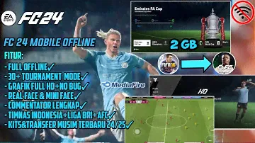 FC 24 MOBILE OFFLINE❗ New Full Update | FIFA 16 Mod FC24 Update Full Transfer&Kits 23/25 Real Face