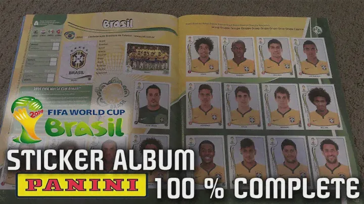 PANINI FIFA WORLD CUP 2014 STICKER ALBUM 100% Complete