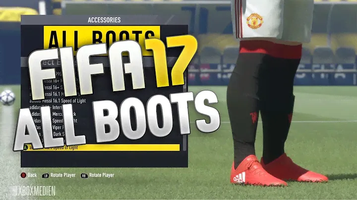 FIFA 17 ALL Boots + Hidden Boots (Xbox One, PS4, PC)