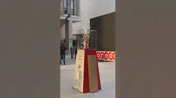 FIFA world cup 2022 trophy reveal at Qatar