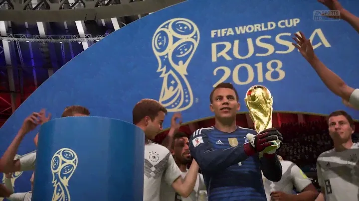 FIFA 18 World Cup 2018 Final - Germany Vs Spain 2-1 Gameplay PS4 1080p 60fps
