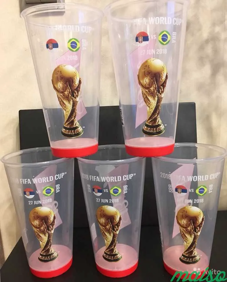 Стакан bud и coca-cola чм 2018 fifa world в Москве-1