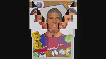 Panini Sticker Fifa 365 2017/2018 Neymar Jr, Kylian Mbappe und Lionel Messi