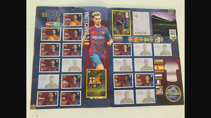 Клеим наклейки в журнал PANINI FIFA 365 2022. Часть 2