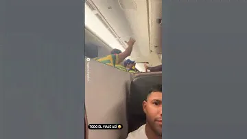 Sergio Aguero gets STUCK with Brazil fans on World Cup flight 😂