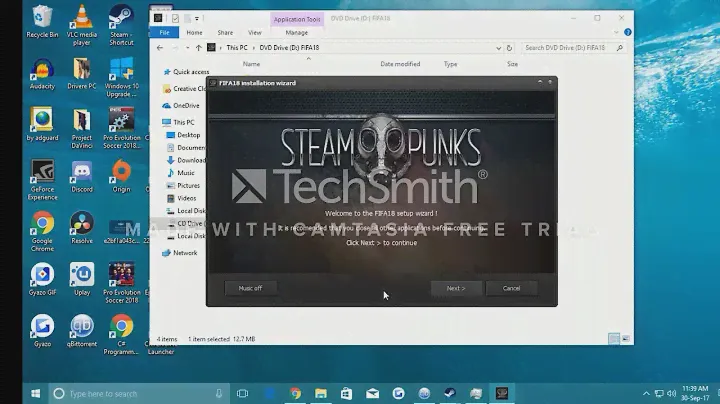 How To install _ FIFA 18 - STEAMPUNKS