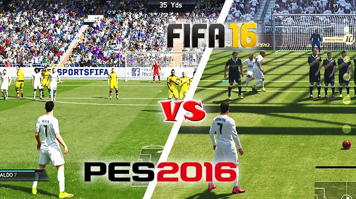 FIFA 16 vs. PES 16: Free Kicks