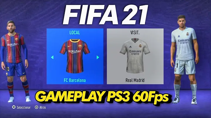 FIFA 21 Legacy Editions | PS3 | GAMEPLAY FC BARCELONA vs REAL MADRID | 60 FPS ✅