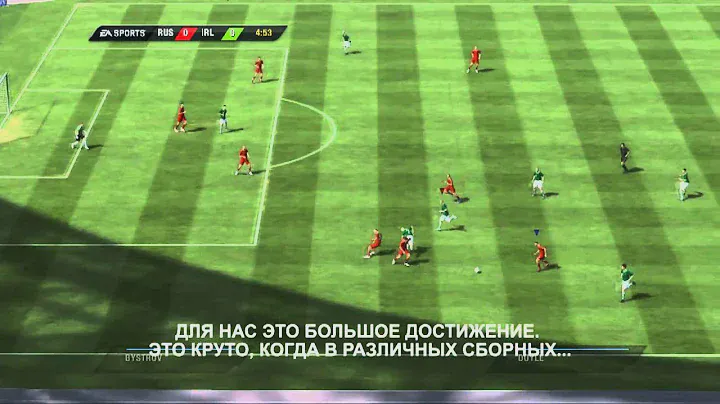 EA SPORTS FIFA 11 Россия - Ирландия Евро 2012