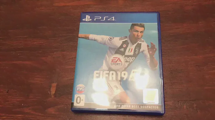 PS4 FIFA 19 - распаковка Фифа 19