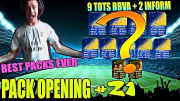 FIFA 14 | 9 TOTS BBVA + 2 INFORM | BEST PACK OPENING EVER
