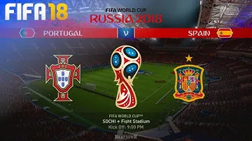 FIFA 18 World Cup - Portugal vs. Spain @ Fisht Stadium (Group B)