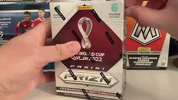 OPENING FIFA WORLD CUP 2022 PANINI PRIZM SOCCER CARDS