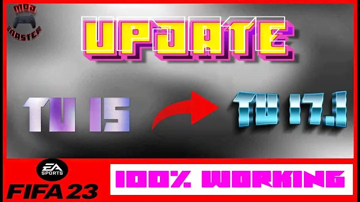 ❌FIFA 23❌ |  UPDATE TU 15  TO TU 17.1 FOR INSTALL LATEST MODS ✅📂