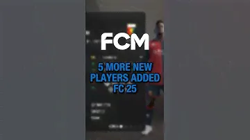 5 NEW Players added to FC 25 👀