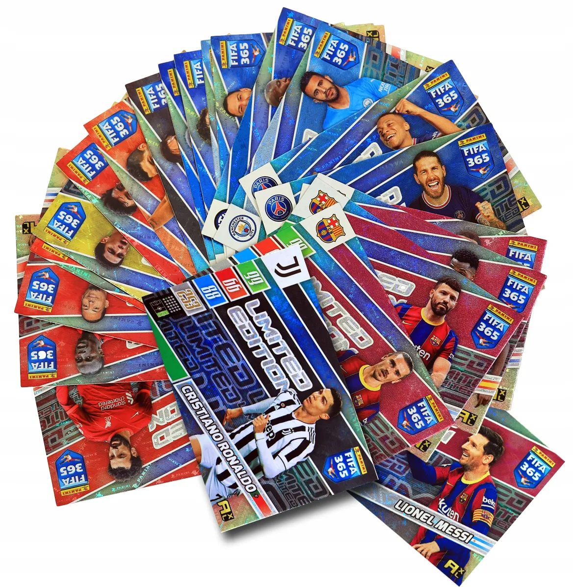 22 karty Limited Edition FIFA 2022 Ronaldo Messi-0