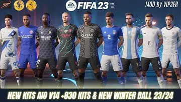 FIFA 23 NEW KITS AIO V14 TU 17.1 by VIP3ER  ( +830 Kits & New Fonts) - FIFA 23 PC #fifa23