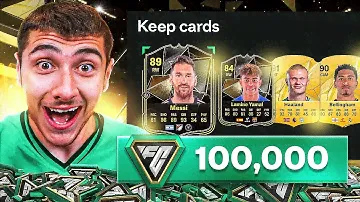 I Spent 100,000 FC Points On FC25!