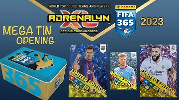 Panini FIFA 365 Adrenalyn XL 2023 Mega Tin opening