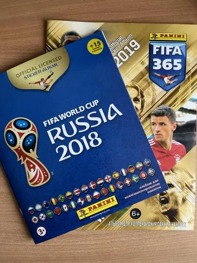 Набор альбомов: FIFA 365 2019+FIFA Cup Russia 2018-1