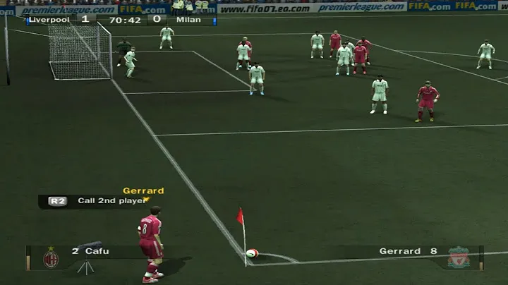 FIFA 07 Liverpool vs AC Milan PS2 / PCSX2 Gameplay | Retro Fifa HD 1080p