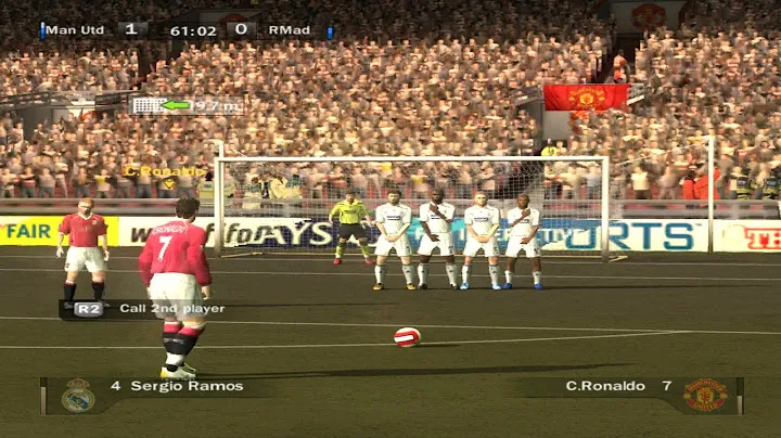 FIFA 07 Manchester United vs Real Madrid PS2 / PCSX2 Gameplay | Retro Fifa HD 1080p