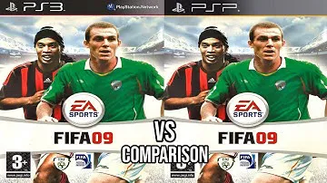 FIFA 09 PS3 Vs PSP