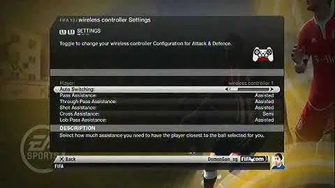 Fifa 10 PS3 controller settings