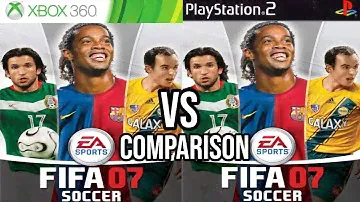 FIFA 07 Xbox 360 Vs PS2