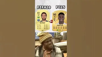 Brasil FIFA20 VS FC25 #fc25 #realmadrid #ultimateteam #eafc24