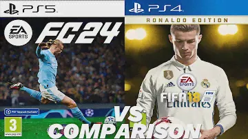 EA FC 24 PS5 Vs FIFA 18 PS4