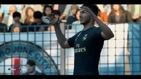FIFA 20 Longshot goal. Melbourn City - Real Madrid 2-1 (Eden Hazard, 27')