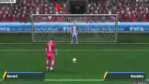 Игровой процесс из игры FIFA 11 на PSP