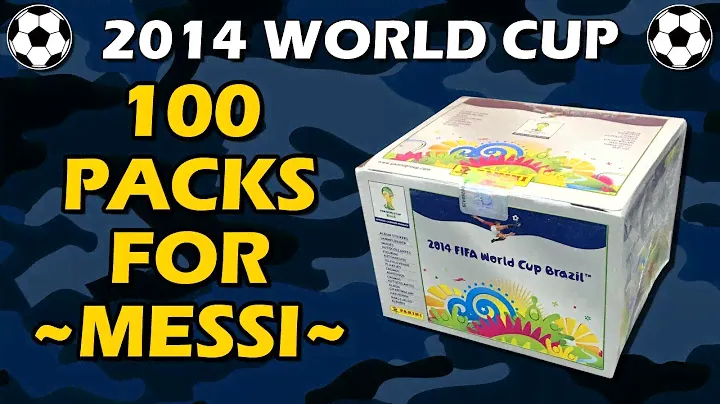 100 PACKETS!! 2014 Panini FIFA World Cup Sticker Box Soccer