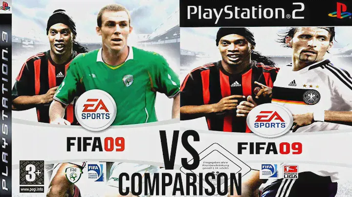 FIFA 09 PS3 Vs PS2