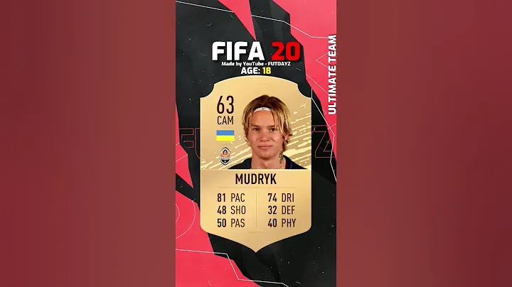 Mudryk FIFA EVOLUTION FIFA 20 - FIFA 24