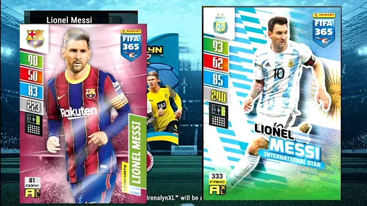 Panini FIFA 365 AdrenalynXL™ L I O N E L  🔥 🔥    M E S S I 🔥🔥 🔥CARDS🔥🔥🔥