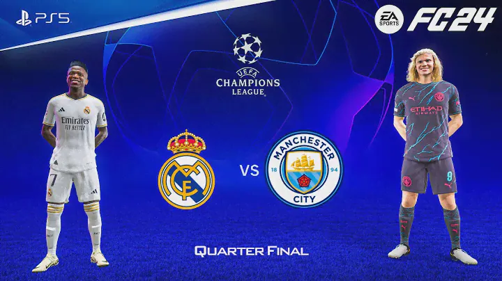 FC 24 - Real Madrid vs Manchester City | UEFA Champion League Quarter Final | PS5™ [4K60]