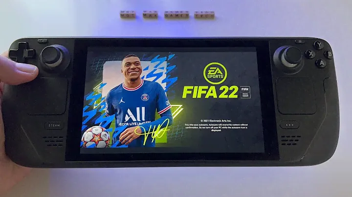 FIFA 22 -  Steam Deck (512GB SSD NVMe model) handheld gameplay