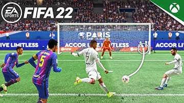 FIFA 22 Xbox One S | PSG vs Barcelona (Gameplay)